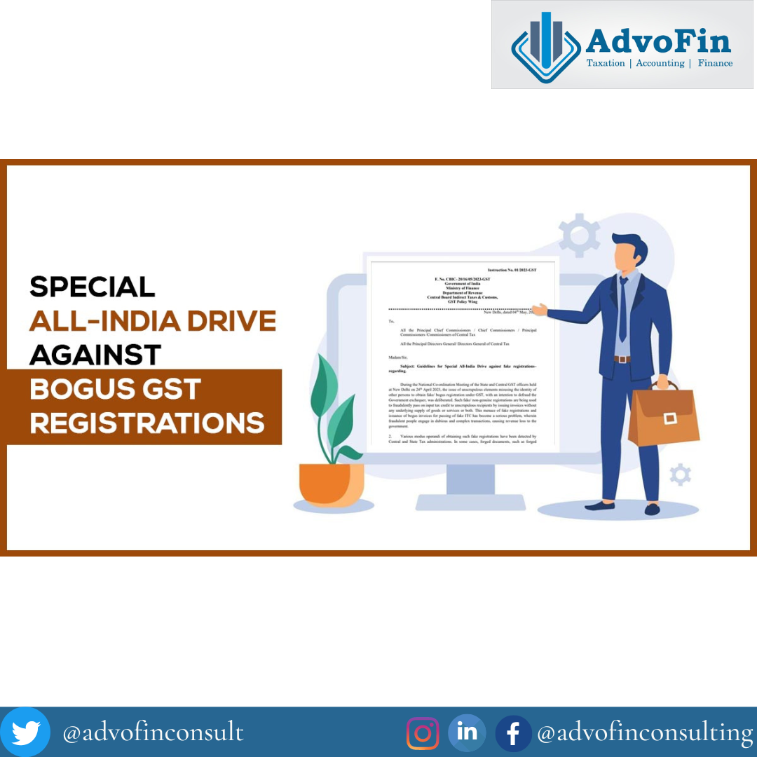 Drive against fake GST registration