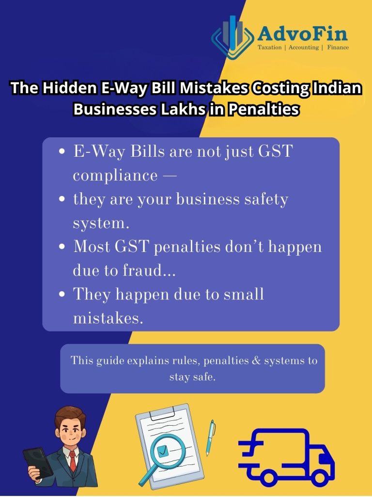 The Hidden E-Way Bill Mistakes Costing Indian Businesses Lakhs in Penalties